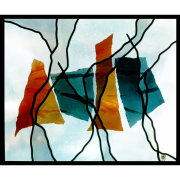 Glaskunst – Banana1 – Peter Kuster Glas-Design Glasmalerei-Glaskunst