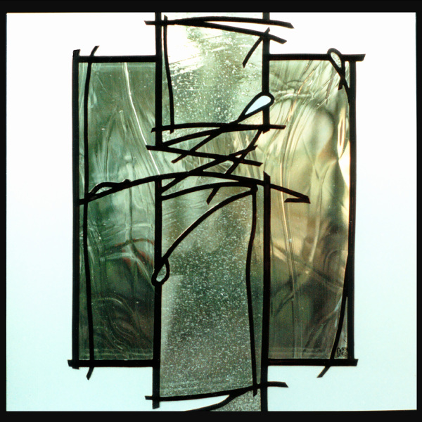 Glaskunst – Peter Kuster – «Trennung» Glasmalerei-Bleiverglasung-Glaskunst