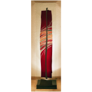 Glaskunst – Wandstele Sarah – Peter Kuster -Glasmalerei -Glasdesign -Glascollage
